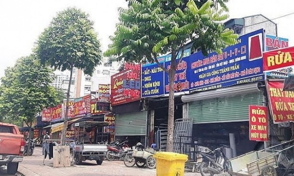 Xử lý nghiêm vi phạm về đất đai, xây dựng dọc đường Nguyễn Hoàng -Hà Nội